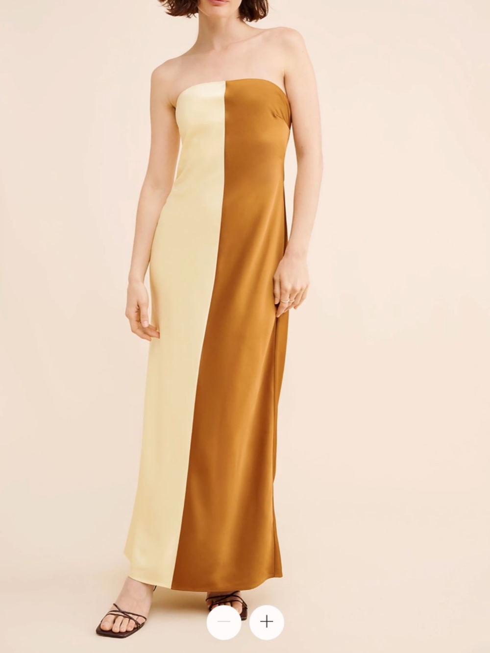 Significant Other 'Ally' Maxi Dress in Neutral Combo (NWOT)